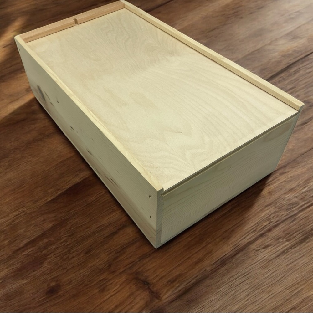 2-bottle wooden wine box